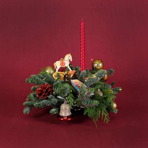 Купить Собери сам композицию «Лошадка» в  с бесплатной доставкой: цена, фото, описание