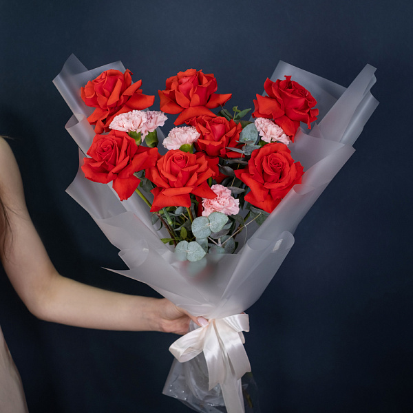 Купить Букет «Романс» в  с бесплатной доставкой: цена, фото, описание