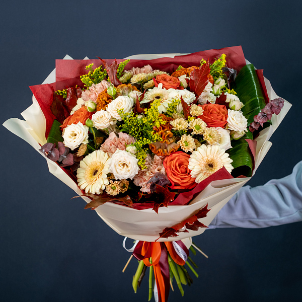 Купить Букет «Легенды осени» L в  с бесплатной доставкой: цена, фото, описание