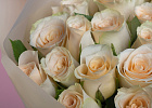 Купить Букет «35 кремовых роз Кения» в  с бесплатной доставкой: цена, фото, описание