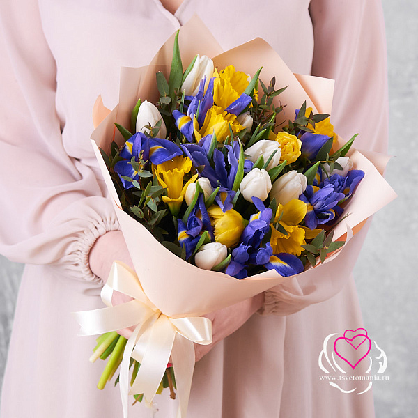 Купить Букет «Весенний туман» в  с бесплатной доставкой: цена, фото, описание