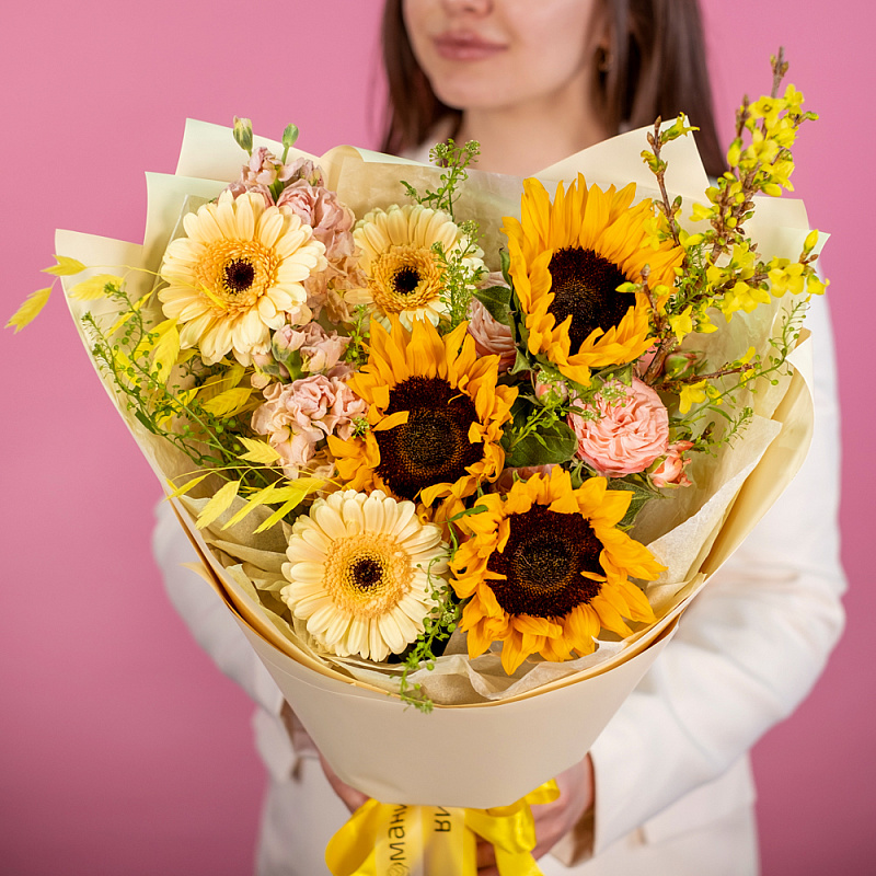 Букет «Доставка счастья»