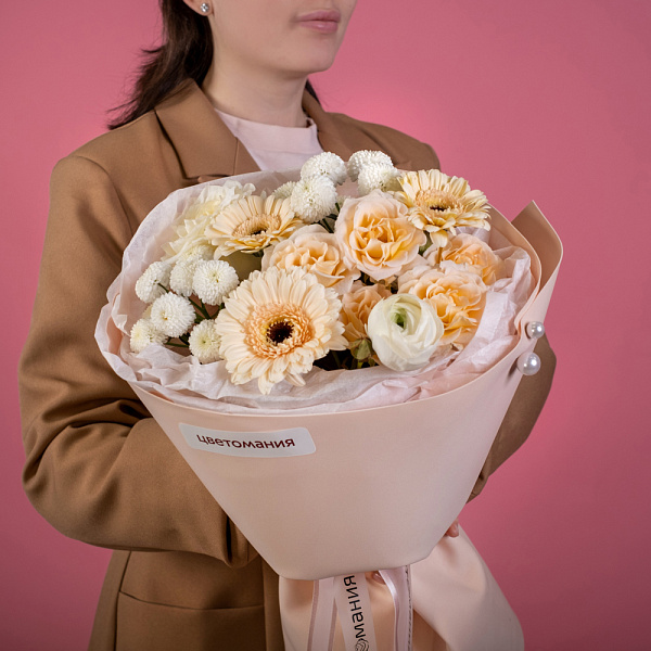 Купить Букет «Молочный коктейль» в  с бесплатной доставкой: цена, фото, описание