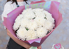 Купить Букет из 15 белых хризантем в Санкт-Петербурге с бесплатной доставкой: цена, фото, описание