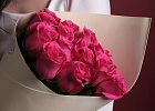Купить Букет из 15 розовых роз 70 см в Санкт-Петербурге с бесплатной доставкой: цена, фото, описание