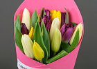 Купить Букет из 15 тюльпанов микс в  с бесплатной доставкой: цена, фото, описание
