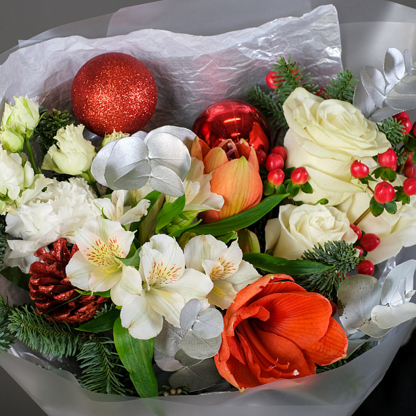 Купить Букет «Зимний вечер» S в  с бесплатной доставкой: цена, фото, описание
