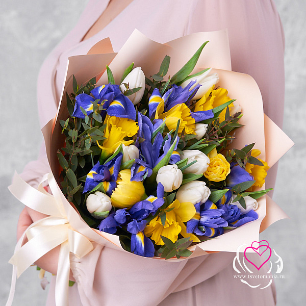 Купить Букет «Весенний туман» в  с бесплатной доставкой: цена, фото, описание