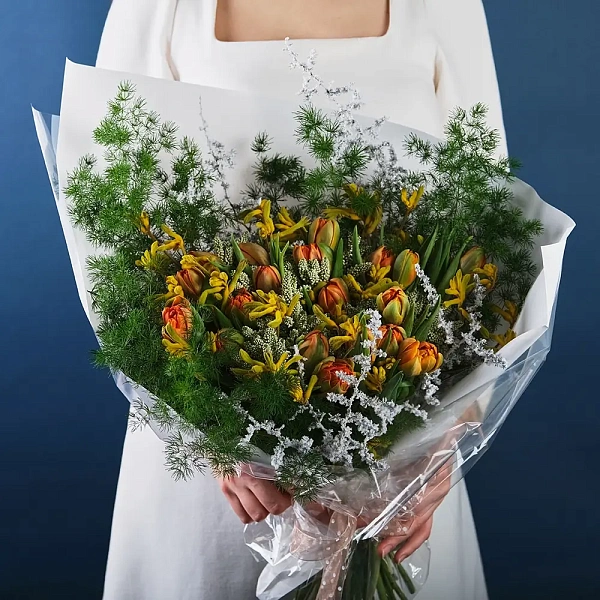 Купить Букет «Фактурный» в  с бесплатной доставкой: цена, фото, описание