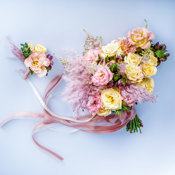 Купить Свадебный букет в стиле Бохо "Богема" в  с бесплатной доставкой: цена, фото, описание