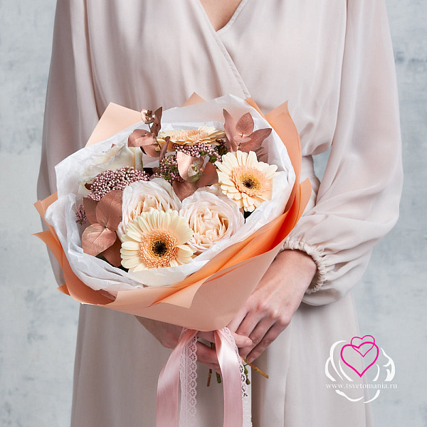 Купить Букет «Крем-брюле» в  с бесплатной доставкой: цена, фото, описание