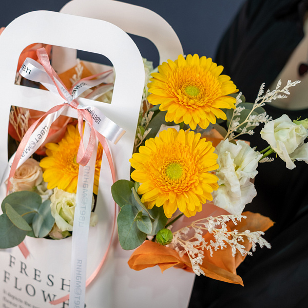 Купить Композиция «Апельсиновый пунш» в  с бесплатной доставкой: цена, фото, описание