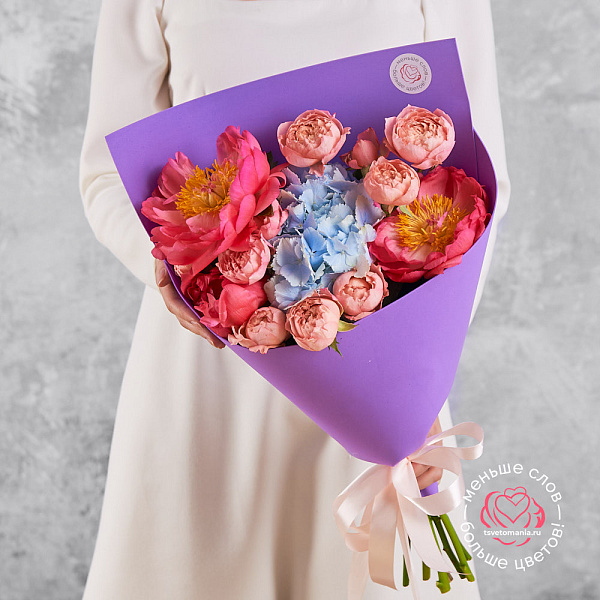 Купить Букет «Освежающий коктейль» в  с бесплатной доставкой: цена, фото, описание