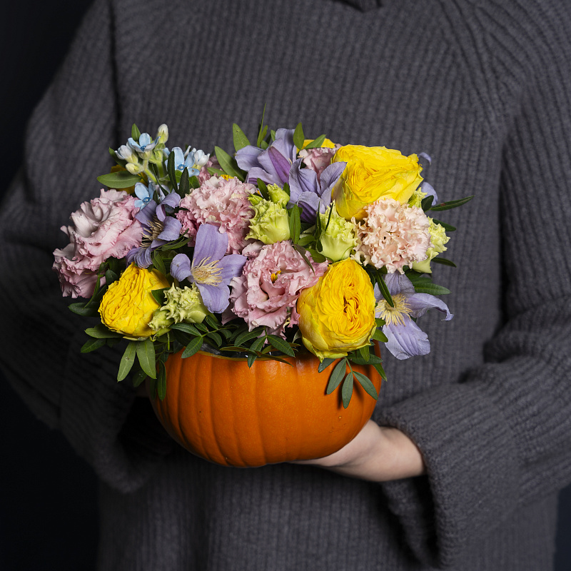 Композиция в тыкве «Милашка»