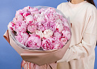 Купить Букет из 35 розовых пионов (Премиум) в  с бесплатной доставкой: цена, фото, описание
