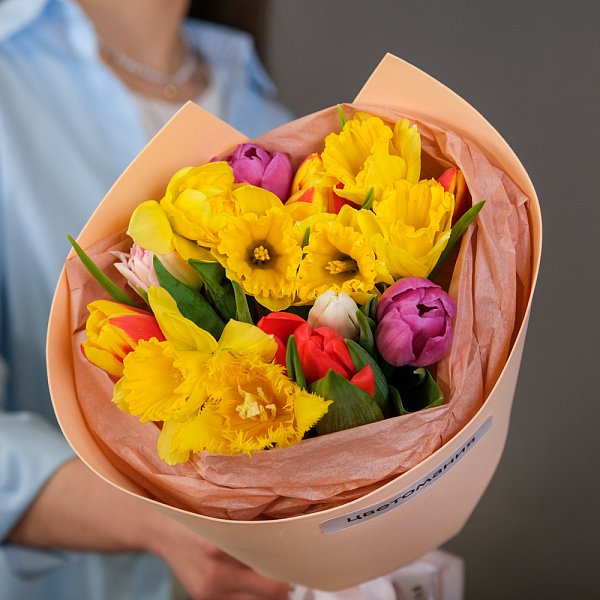 Купить Букет «Солнечный зайчик» в  с бесплатной доставкой: цена, фото, описание