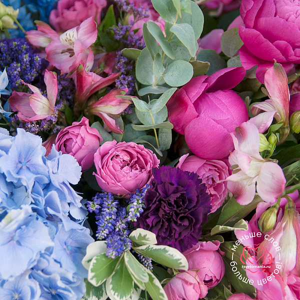 Купить Корзина с пионами «В саду Эдема» в  с бесплатной доставкой: цена, фото, описание
