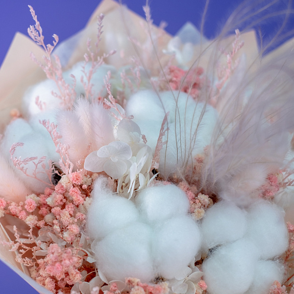 Купить Букет из сухоцветов «Чувственность» в  с бесплатной доставкой: цена, фото, описание