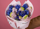 Купить Букет из 15 гиацинтов микс в  с бесплатной доставкой: цена, фото, описание