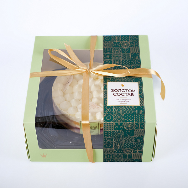 Купить Торт «МОЛОЧНАЯ ДЕВОЧКА КЛУБНИКА-МАЛИНА». Золотой состав в  с бесплатной доставкой: цена, фото, описание