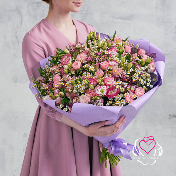 Купить Букет «Цветочная поляна» в  с бесплатной доставкой: цена, фото, описание