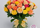 Купить Букет 51 российская роза микс 50 см в Санкт-Петербурге с бесплатной доставкой: цена, фото, описание