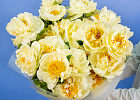 Купить Букет из 25 лимонных пионов (Премиум) в  с бесплатной доставкой: цена, фото, описание