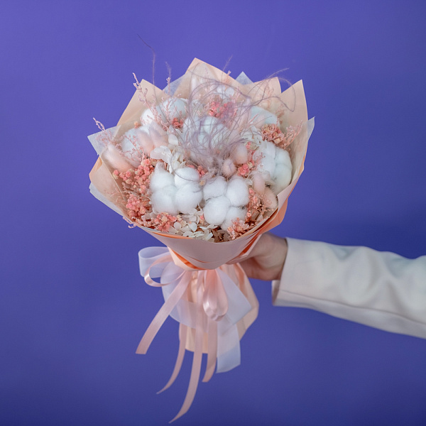 Купить Букет из сухоцветов «Чувственность» в  с бесплатной доставкой: цена, фото, описание