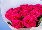 Купить Букет из 13 розовых роз 50 см (Эквадор) в  с бесплатной доставкой: цена, фото, описание