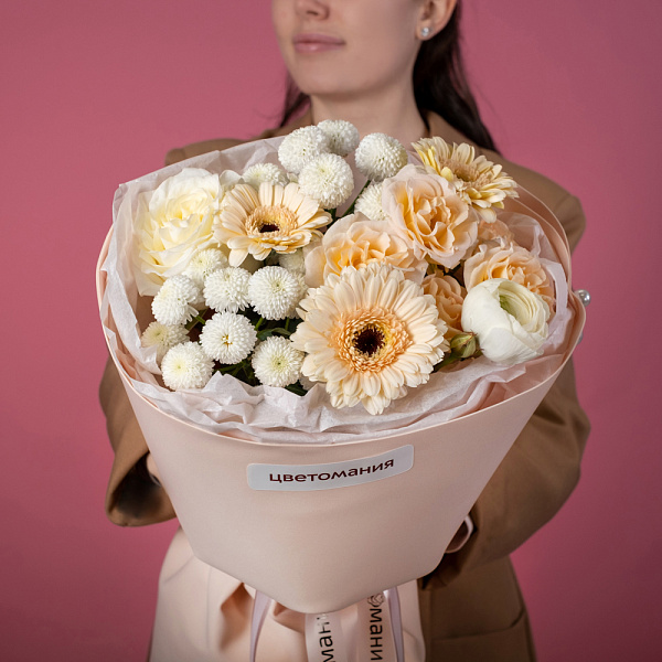 Купить Букет «Молочный коктейль» в  с бесплатной доставкой: цена, фото, описание