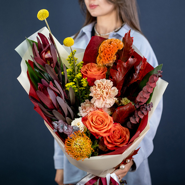 Купить Букет «Легенды осени» M в  с бесплатной доставкой: цена, фото, описание