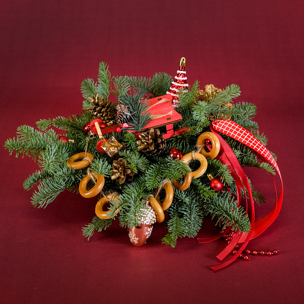 Купить Композиция «Зимушка-зима» в  с бесплатной доставкой: цена, фото, описание