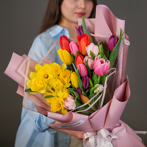 Купить Букет «Солнце после дождя» в  с бесплатной доставкой: цена, фото, описание