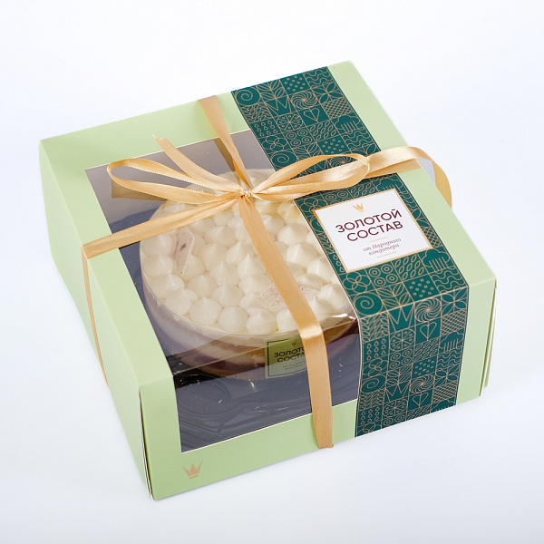 Купить Торт «МОЛОЧНАЯ ДЕВОЧКА КЛУБНИКА-МАЛИНА». Золотой состав в  с бесплатной доставкой: цена, фото, описание