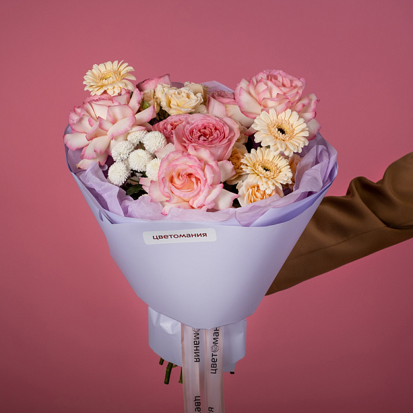 Купить Букет «Танец цветов» в  с бесплатной доставкой: цена, фото, описание