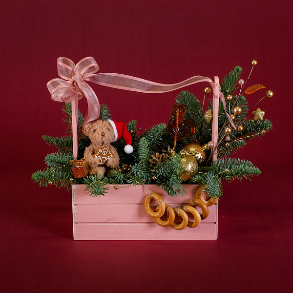 Купить Композиция «Сладости и радости» в  с бесплатной доставкой: цена, фото, описание