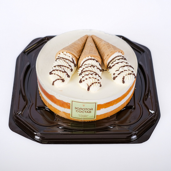 Купить Торт «ВАНИЛЬНЫЙ». Золотой состав в  с бесплатной доставкой: цена, фото, описание