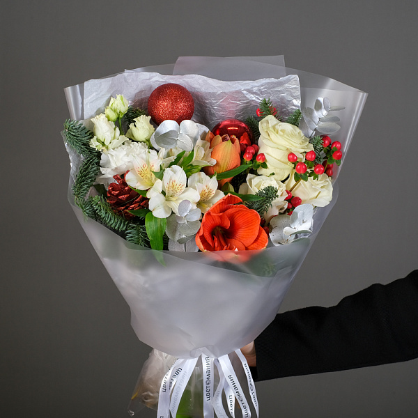 Купить Букет «Зимний вечер» S в  с бесплатной доставкой: цена, фото, описание
