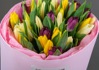 Купить Букет 35 тюльпанов микс в  с бесплатной доставкой: цена, фото, описание