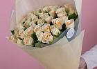 Купить Букет «35 кремовых роз Кения» в  с бесплатной доставкой: цена, фото, описание