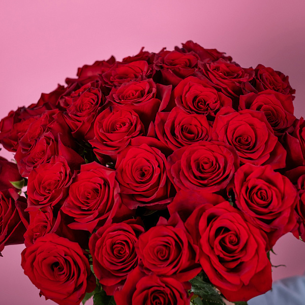 Купить Красная роза (Эквадор) 50 см в  с бесплатной доставкой: цена, фото, описание