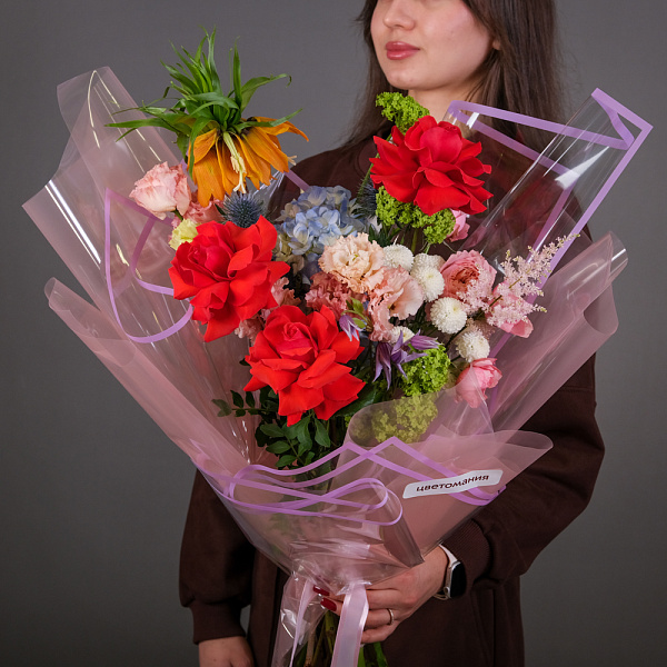 Купить Букет «Серотонин» в  с бесплатной доставкой: цена, фото, описание