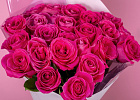Купить Букет из 25 розовых роз 70 см (Эквадор) в  с бесплатной доставкой: цена, фото, описание
