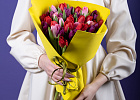 Купить Букет 35 тюльпанов микс в Санкт-Петербурге с бесплатной доставкой: цена, фото, описание