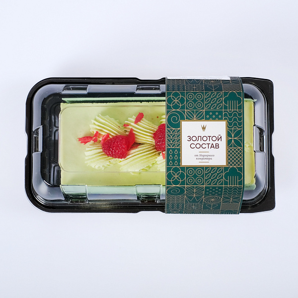 Купить Торт Муссовый «Фисташка-малина» 560г. Золотой состав в  с бесплатной доставкой: цена, фото, описание