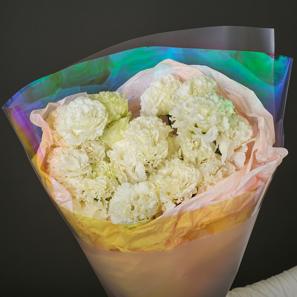 Купить Букет из 9 белых эустом в  с бесплатной доставкой: цена, фото, описание