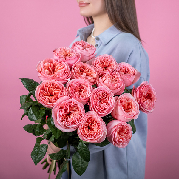 Купить Пионовидная роза 70 см Pink Expression (Эквадор) в  с бесплатной доставкой: цена, фото, описание