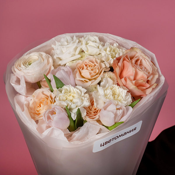 Купить Букет «Ванильный крем» в  с бесплатной доставкой: цена, фото, описание