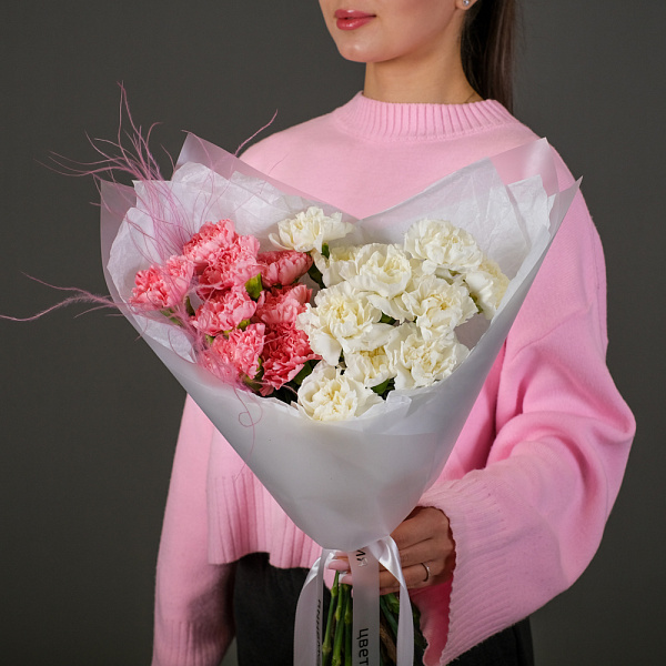 Купить Букет «Нежный поцелуй» в  с бесплатной доставкой: цена, фото, описание