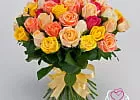 Купить Букет 51 российская роза микс 50 см в  с бесплатной доставкой: цена, фото, описание